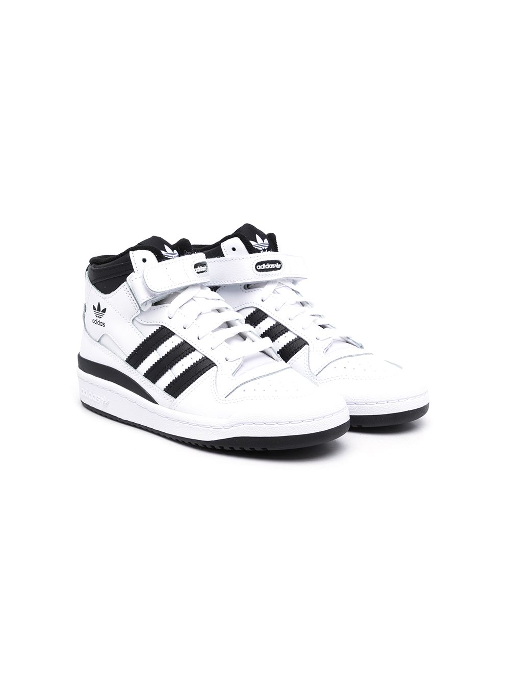 adidas Kids Forum Mid J 运动鞋 - 白色