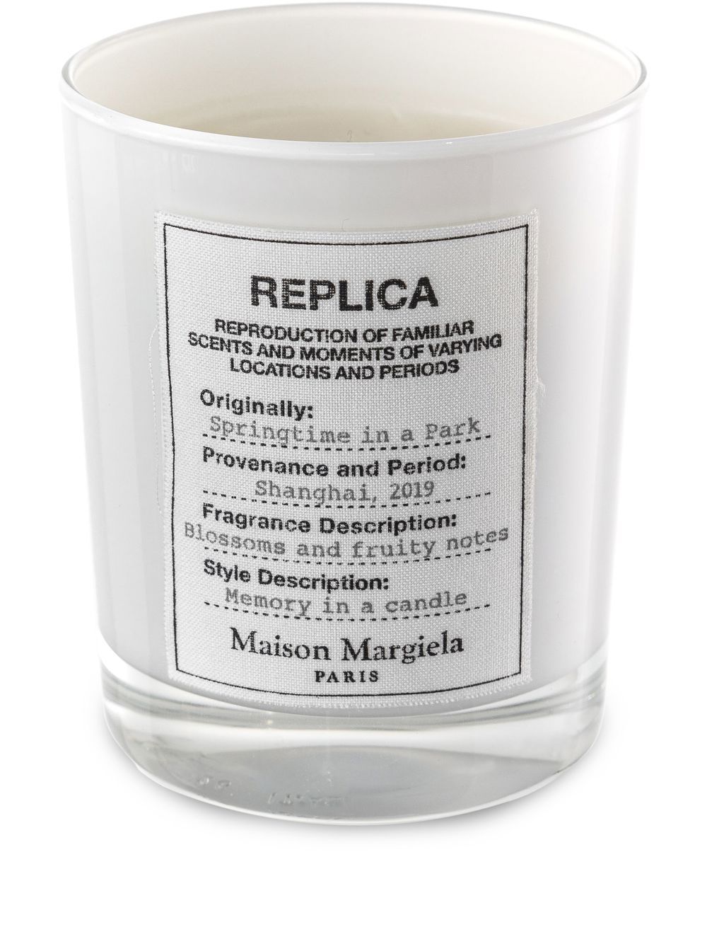Maison Margiela Springtime In A Park 香薰蜡烛（165克） - 白色
