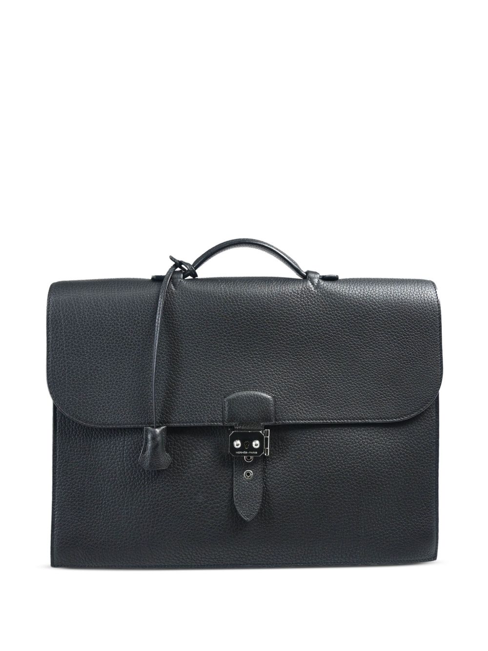 Hermès Pre-Owned Sac A Depeches 38 公文包（2003年典藏款） - 黑色