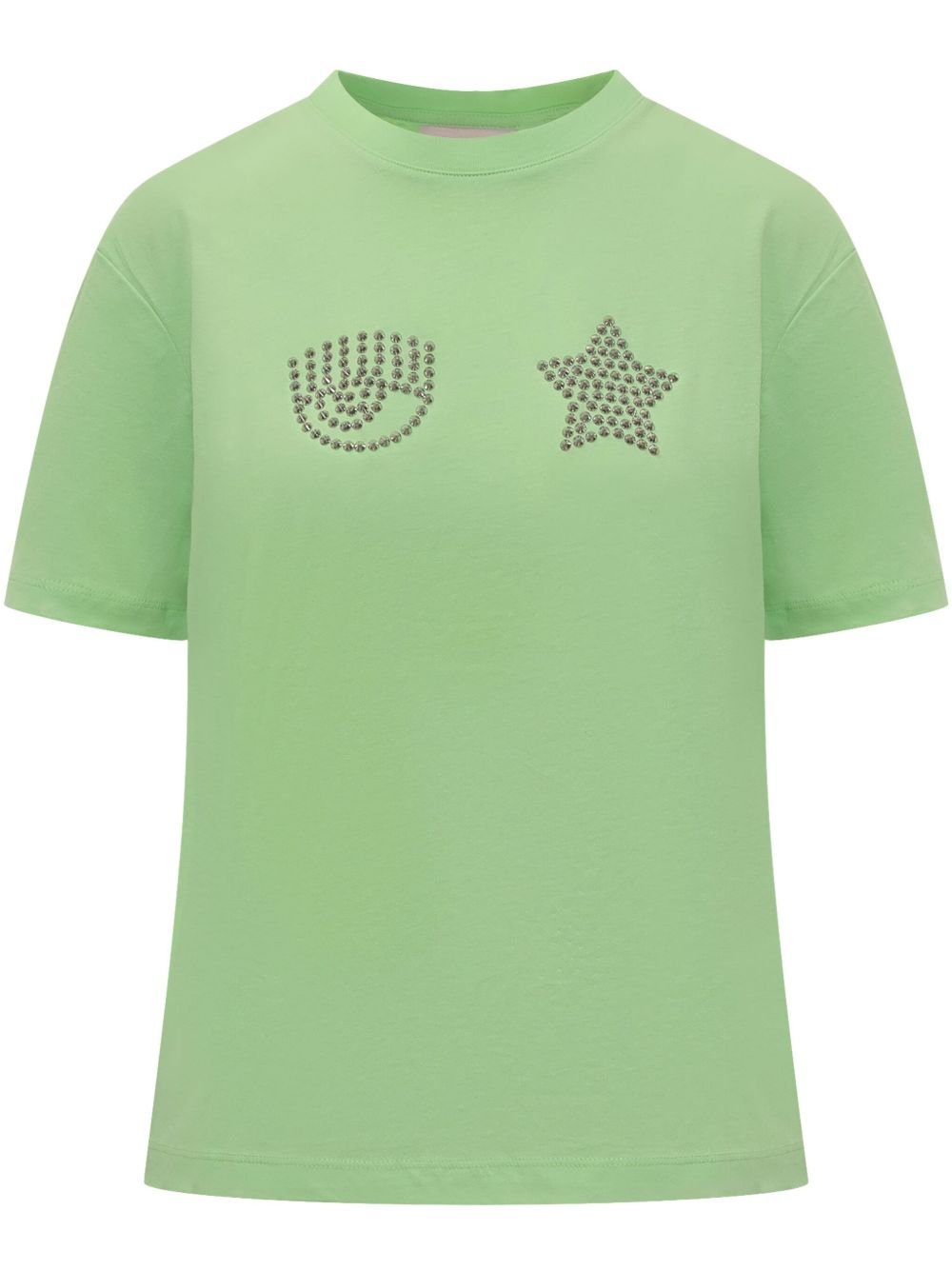 Chiara Ferragni Eye Star T恤 - 绿色