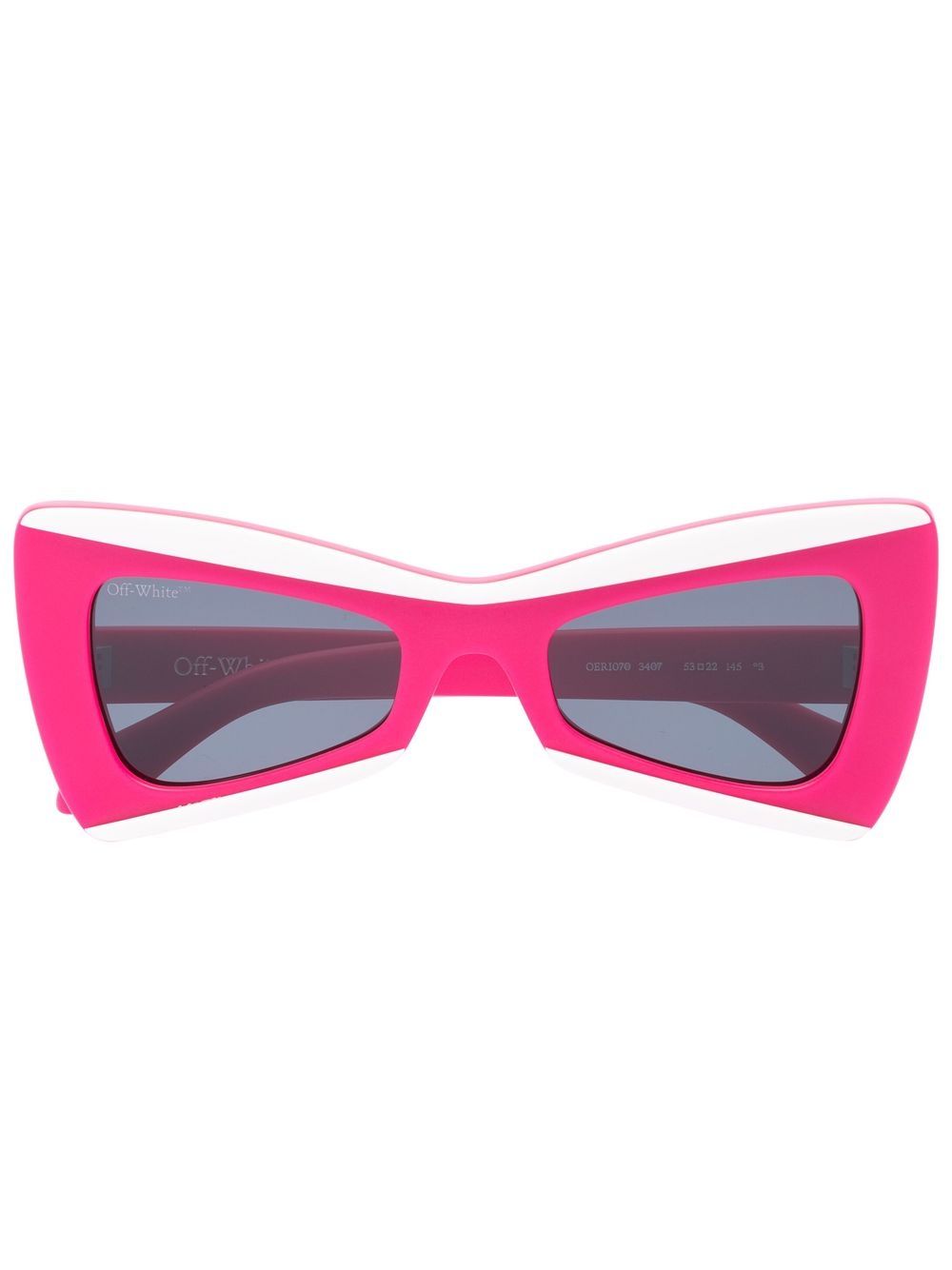 Off-White Eyewear Nashville 猫眼框太阳眼镜 - 粉色