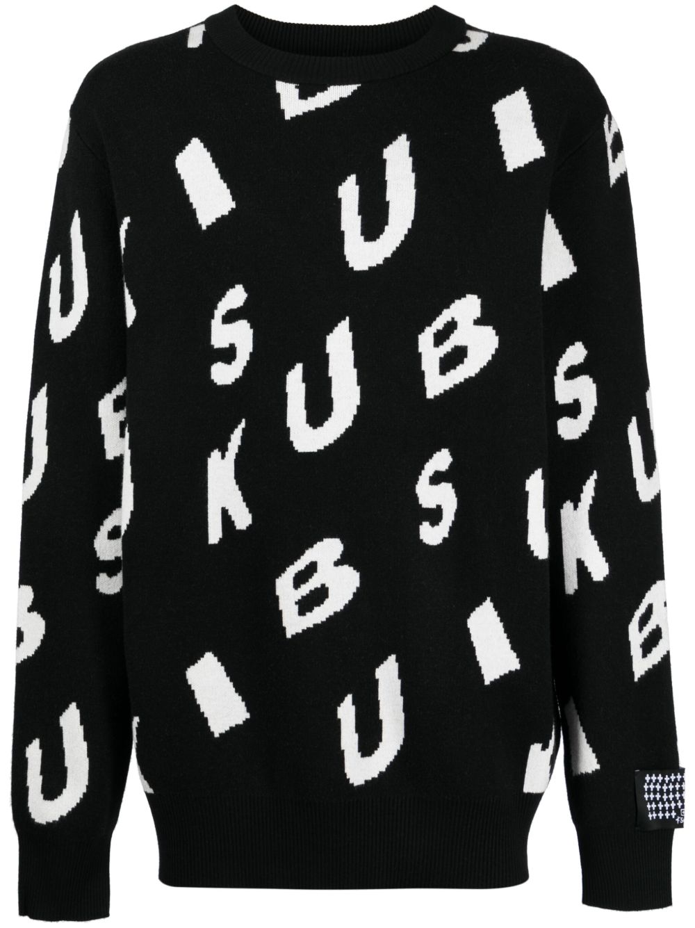 Ksubi Letters 提花毛衣 - 黑色