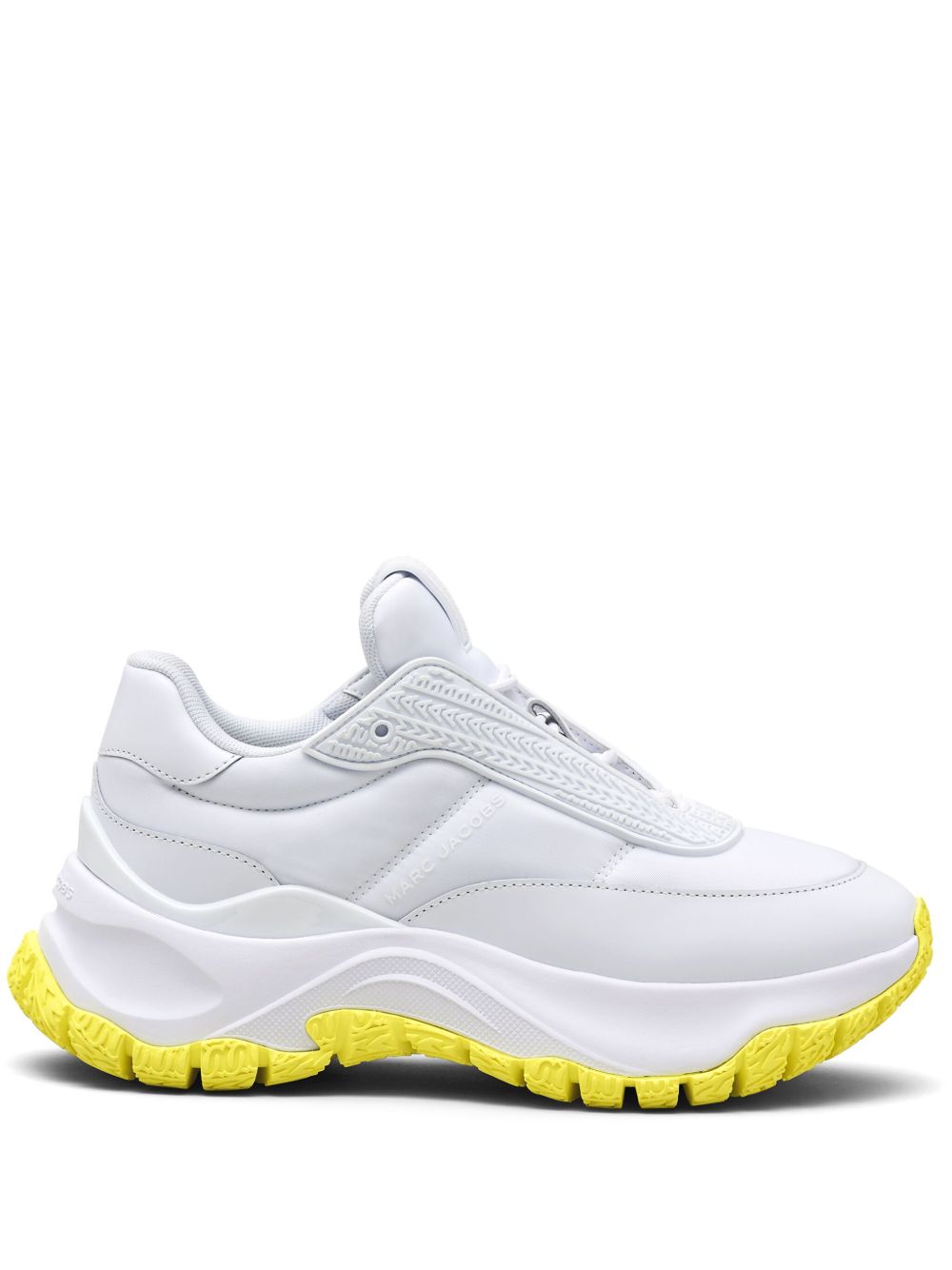 Marc Jacobs The Lazy Runner logo压纹运动鞋 - 白色