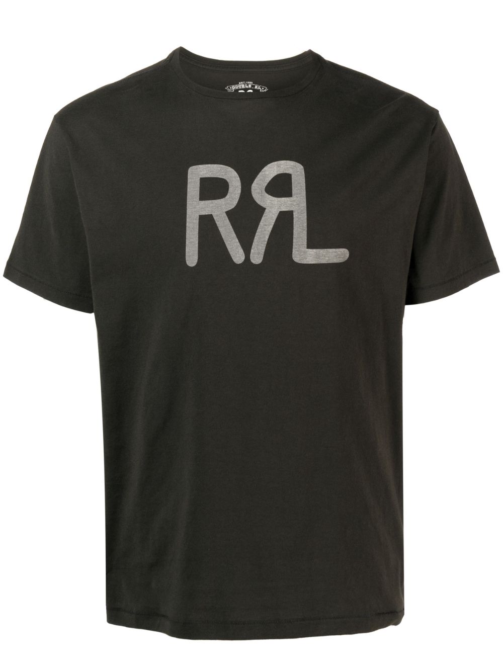 Ralph Lauren RRL logo印花棉T恤 - 黑色