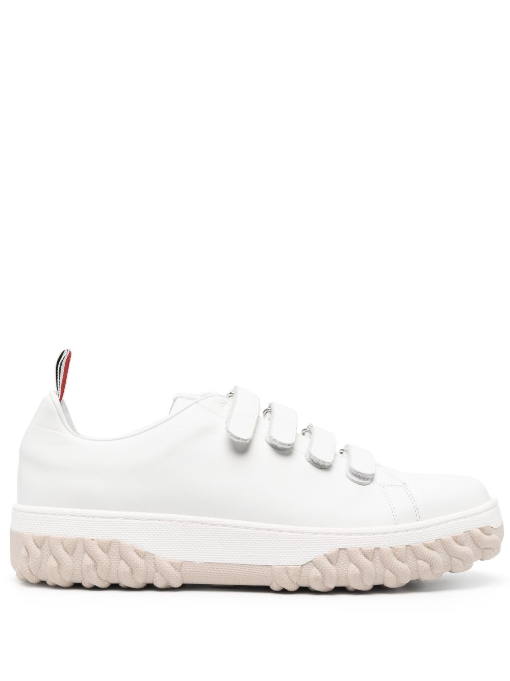 Thom Browne Court 魔术贴运动鞋 - 白色