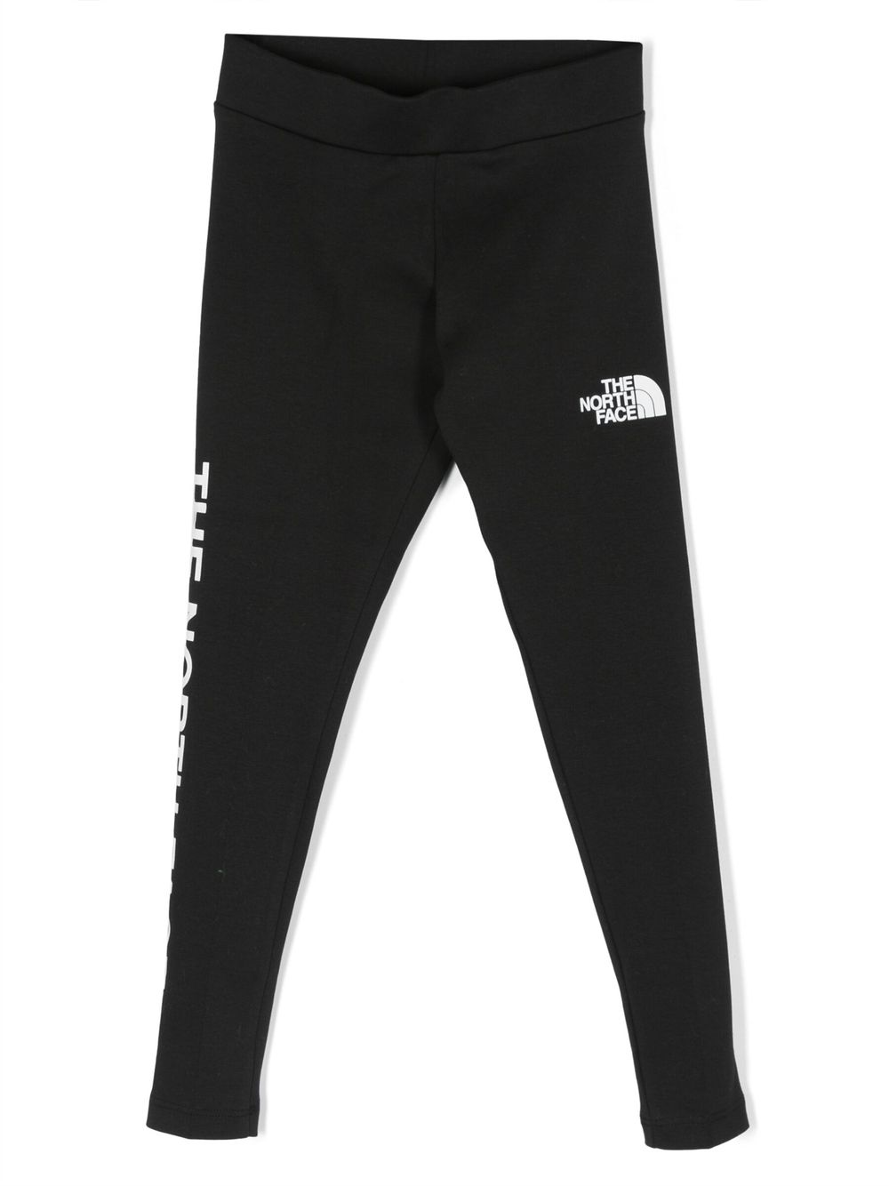 The North Face Kids logo细节棉打底裤 - 黑色