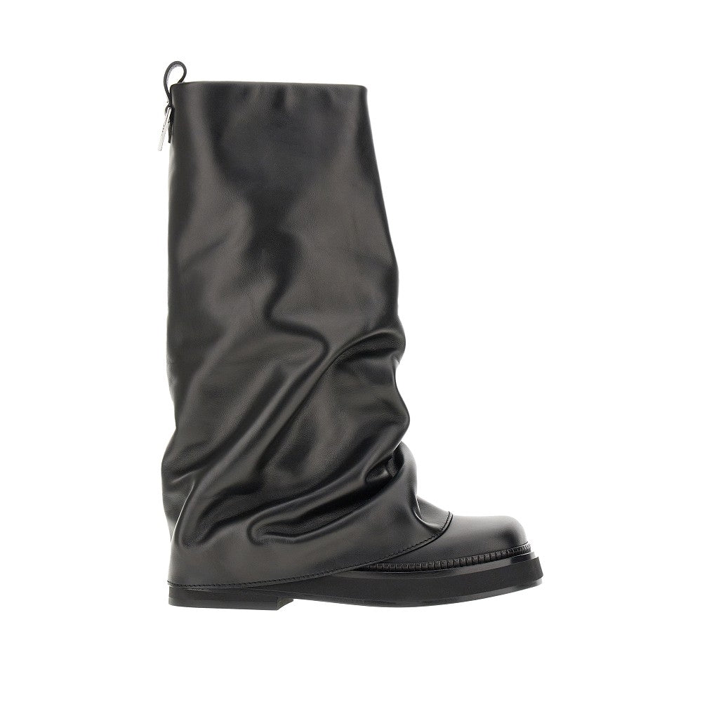 THE ATTICO 'Robin' leather combat boots Woman