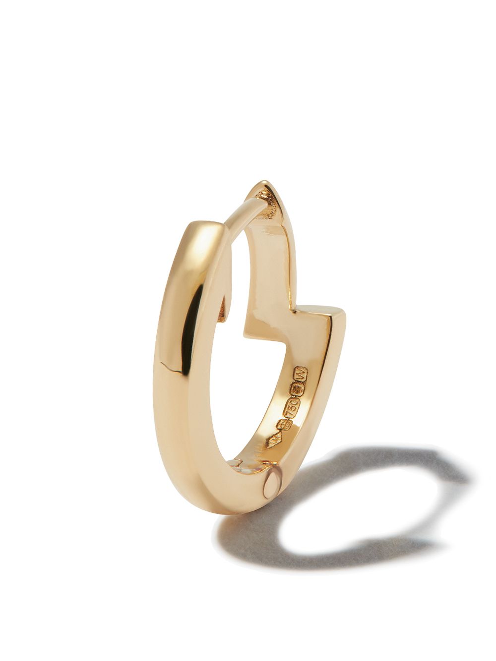 Lizzie Mandler Fine Jewelry Interrupted 18K黄金单只耳环 - 金色