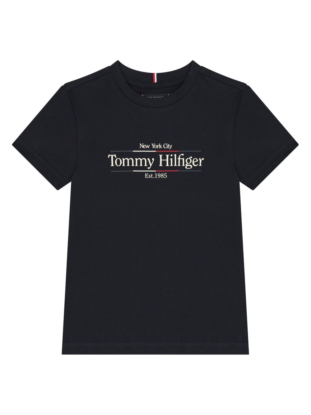 Tommy Hilfiger Junior logo T恤 - 黑色