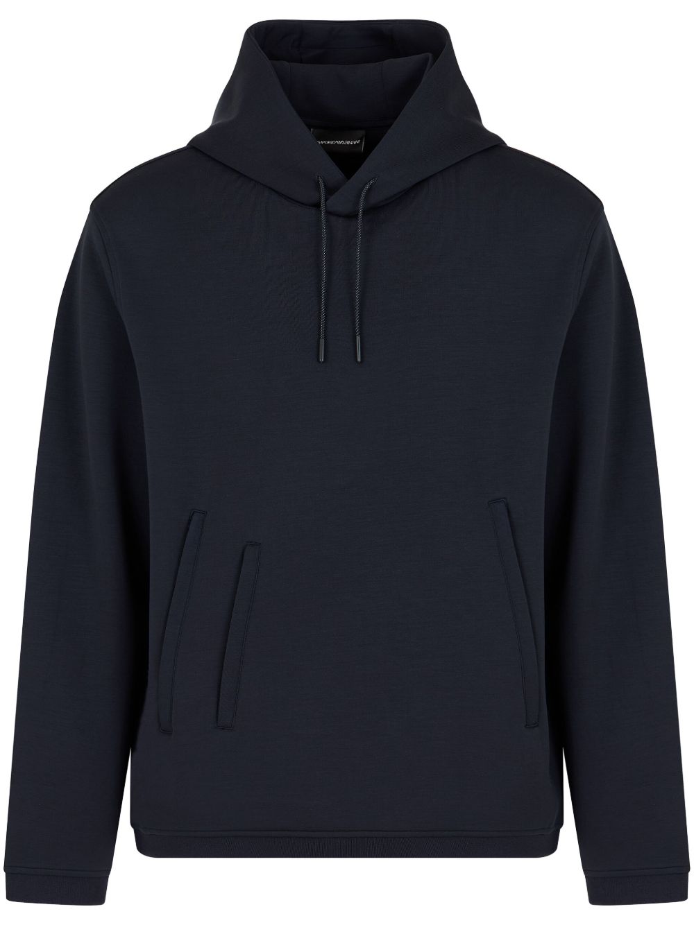 Emporio Armani 多口袋连帽衫 - 蓝色
