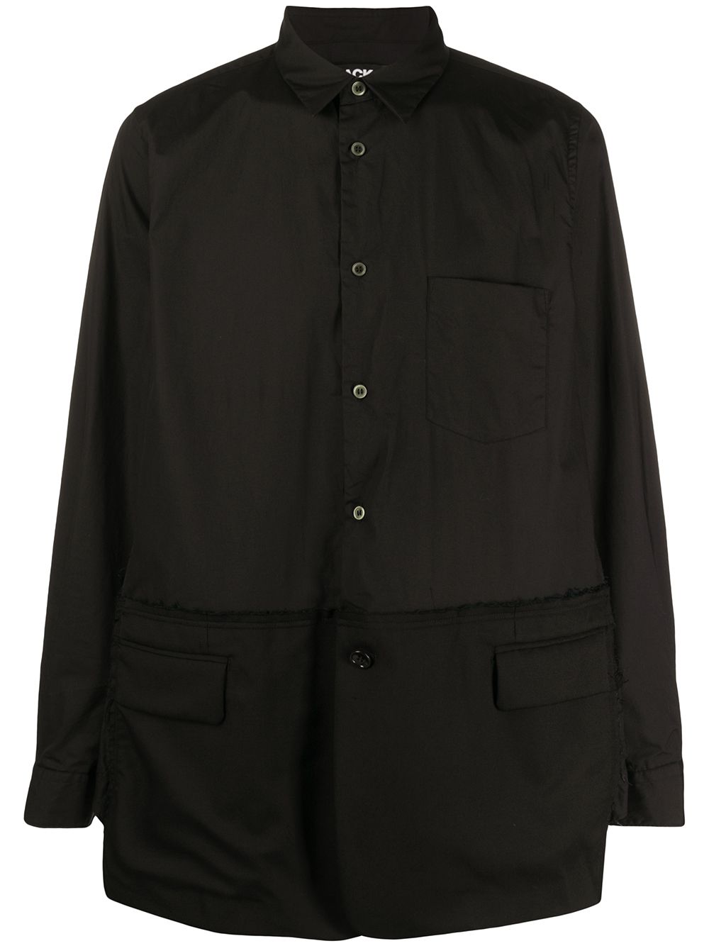 Black Comme Des Garçons 长袖衬衫 - 黑色