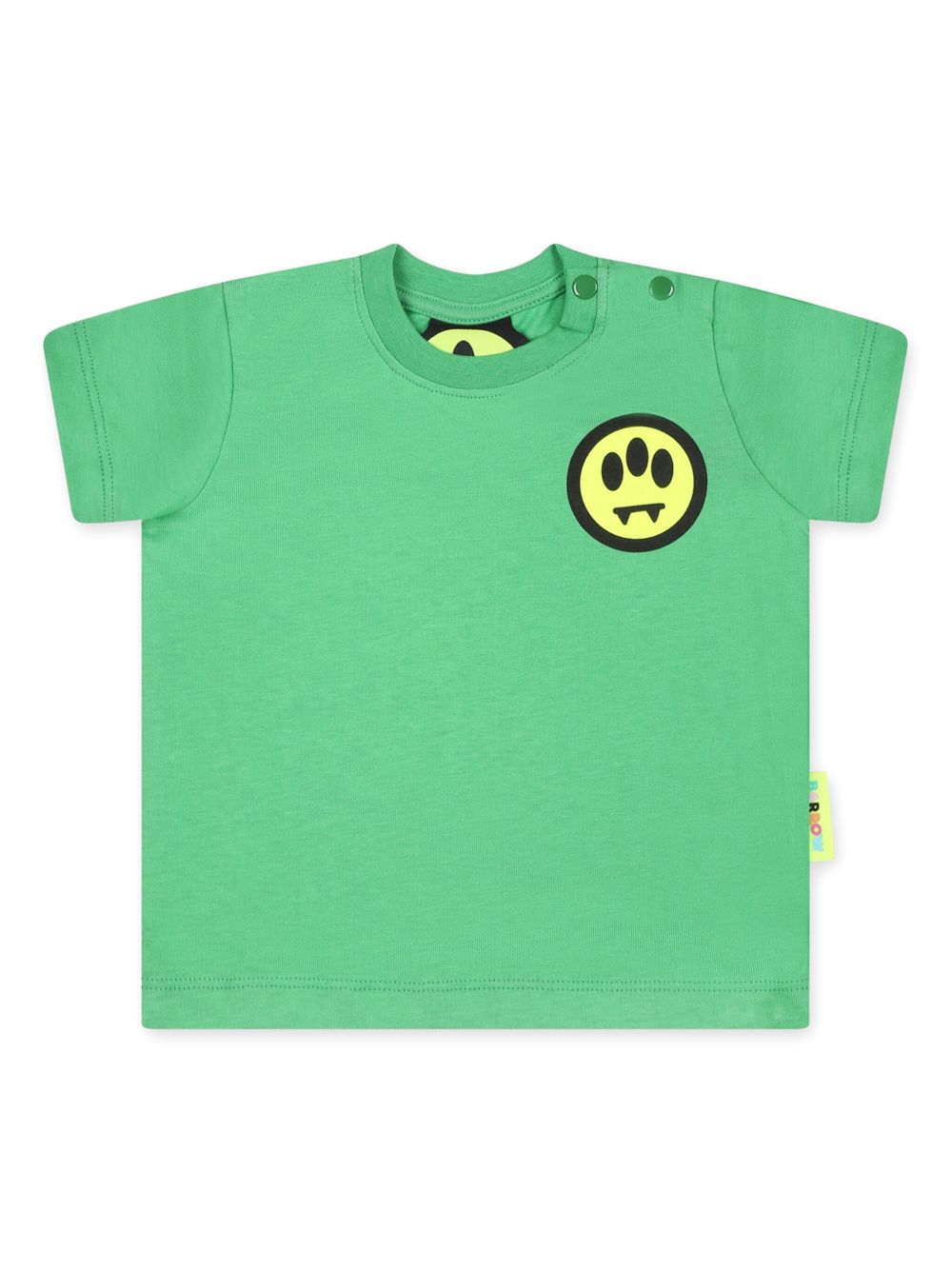 Barrow kids logo印花棉T恤 - 绿色
