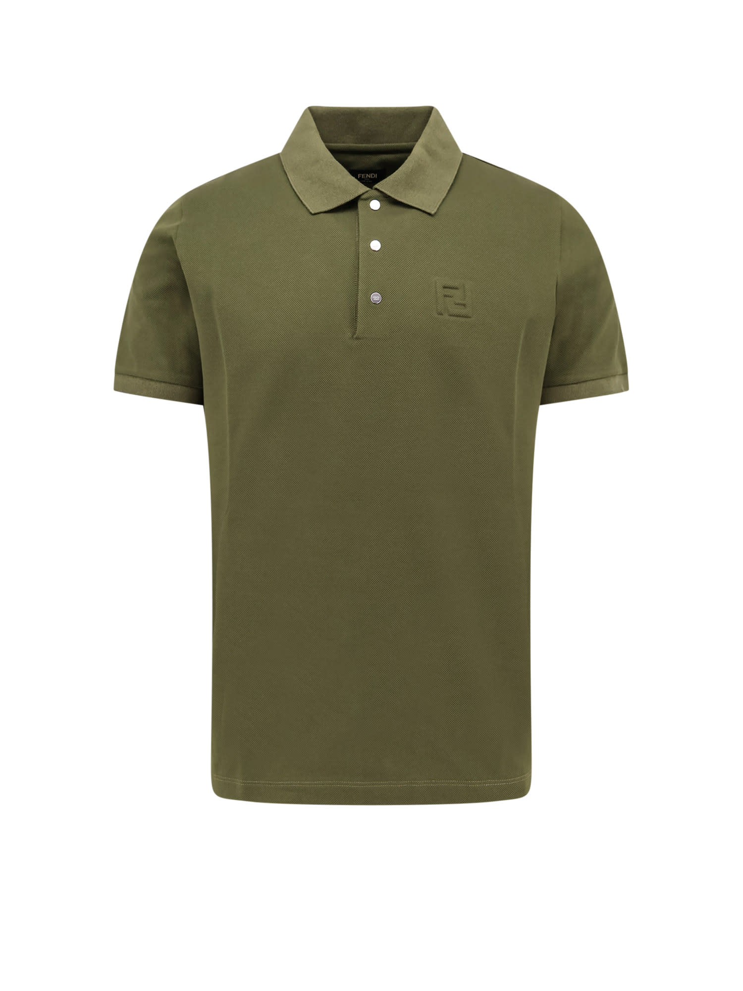 Fendi Polo衫FF浮雕logo
