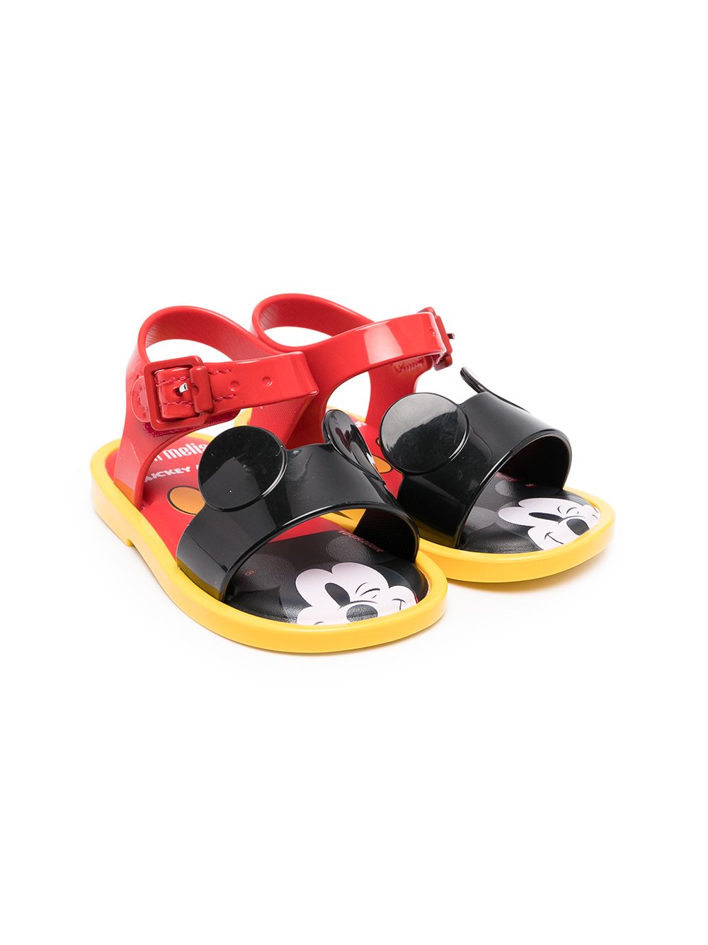 Mini Melissa Mickey Mouse 凉鞋 - 红色