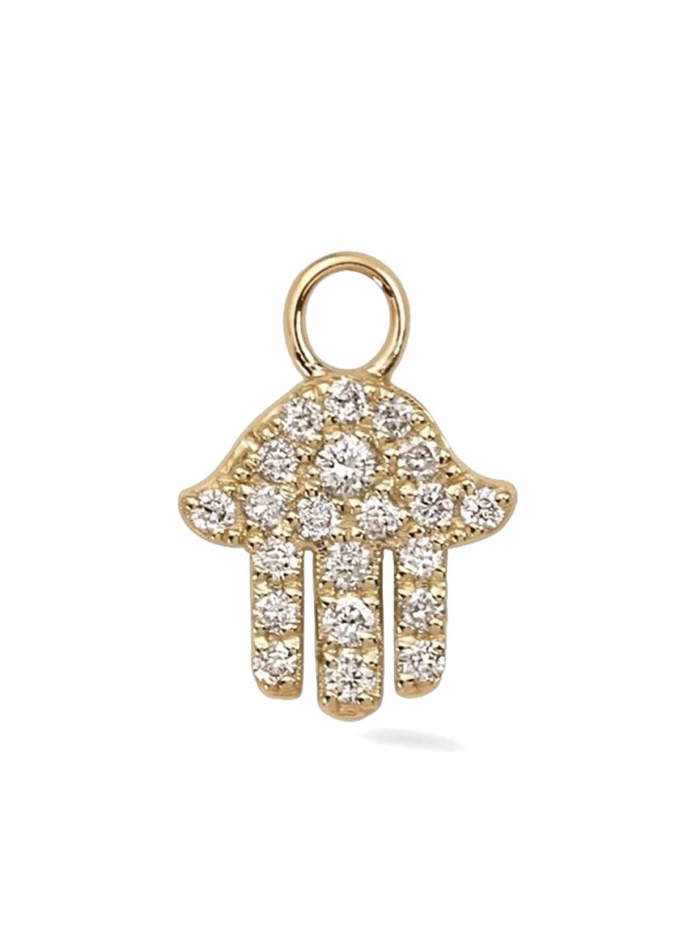 Lark & Berry 9K黄金 Hand Of Fatima 钻石吊饰 - 金色