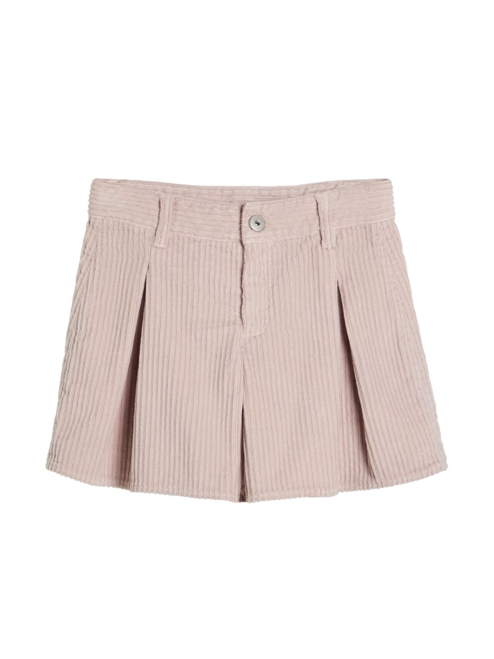 Brunello Cucinelli Kids 褶饰短裤 - 粉色