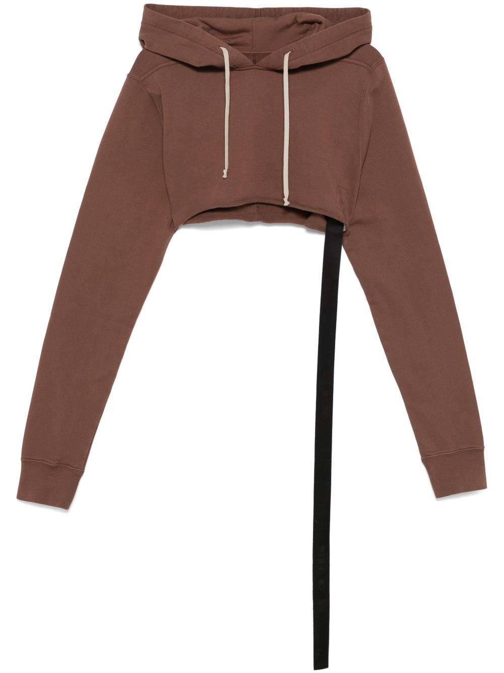 Rick Owens DRKSHDW 短款连帽衫 - 褐色