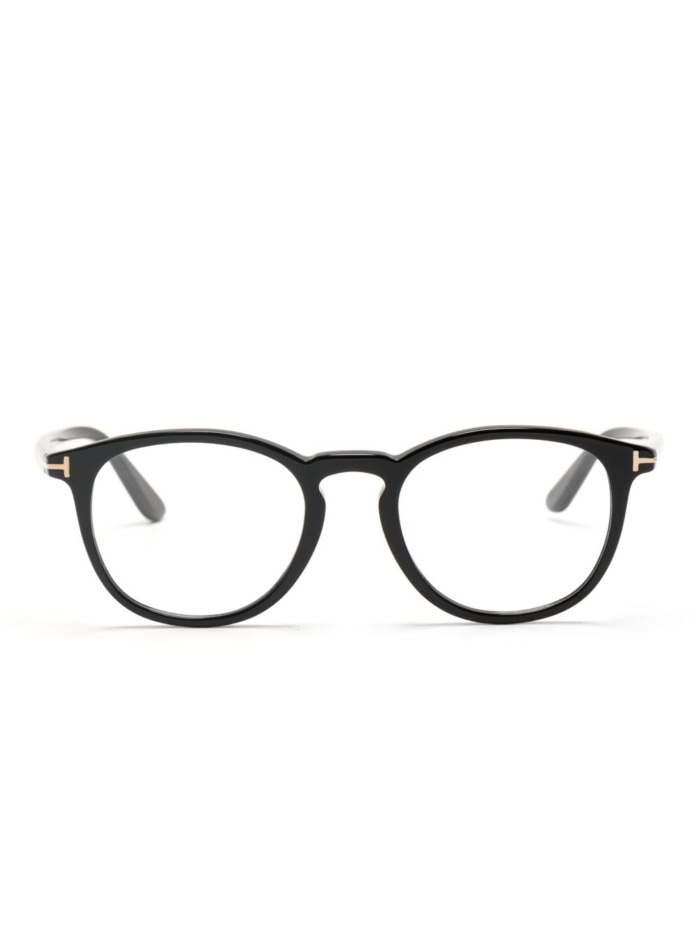 TOM FORD Eyewear 广角大圆框眼镜 - 黑色