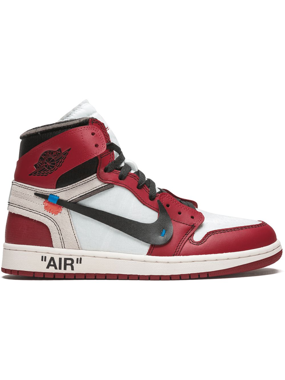 Jordan The 10: Air Jordan 1运动鞋 - 红色
