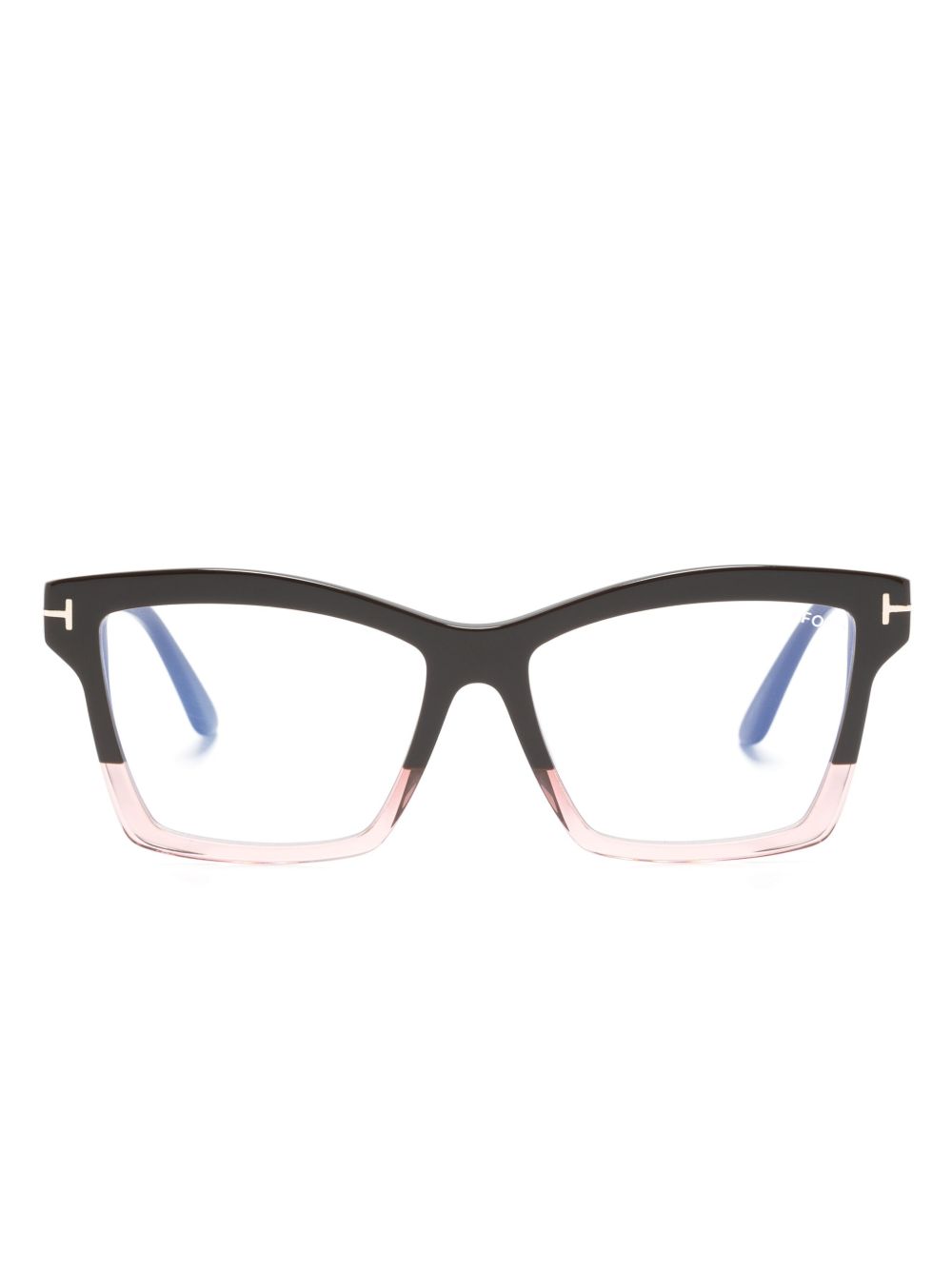 TOM FORD Eyewear 方框眼镜 - 褐色