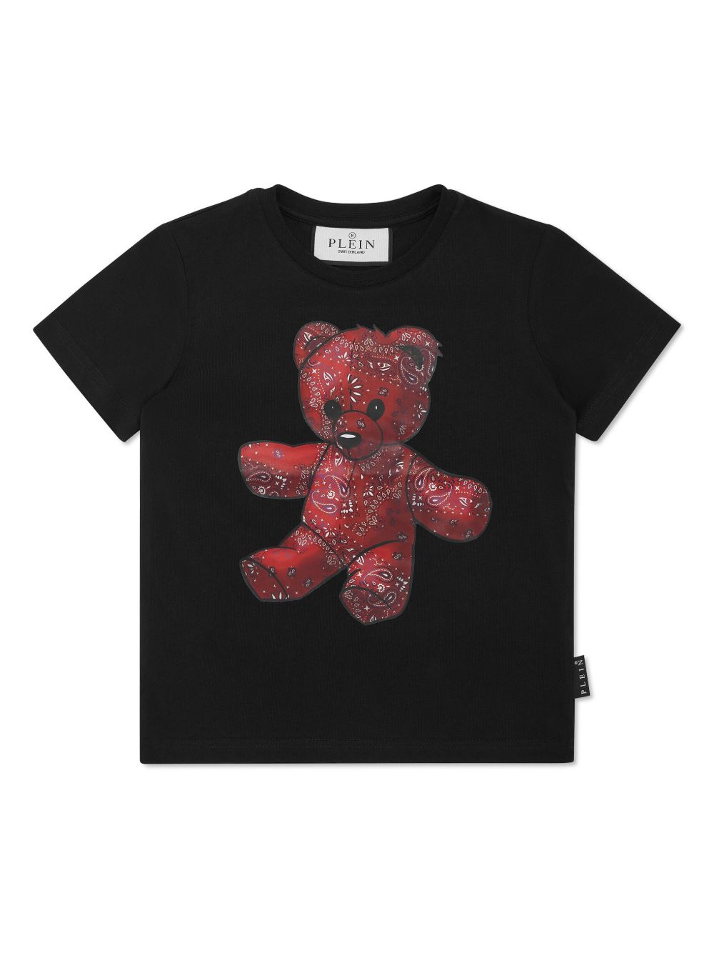 Philipp Plein Junior Teddy Bear T恤 - 黑色