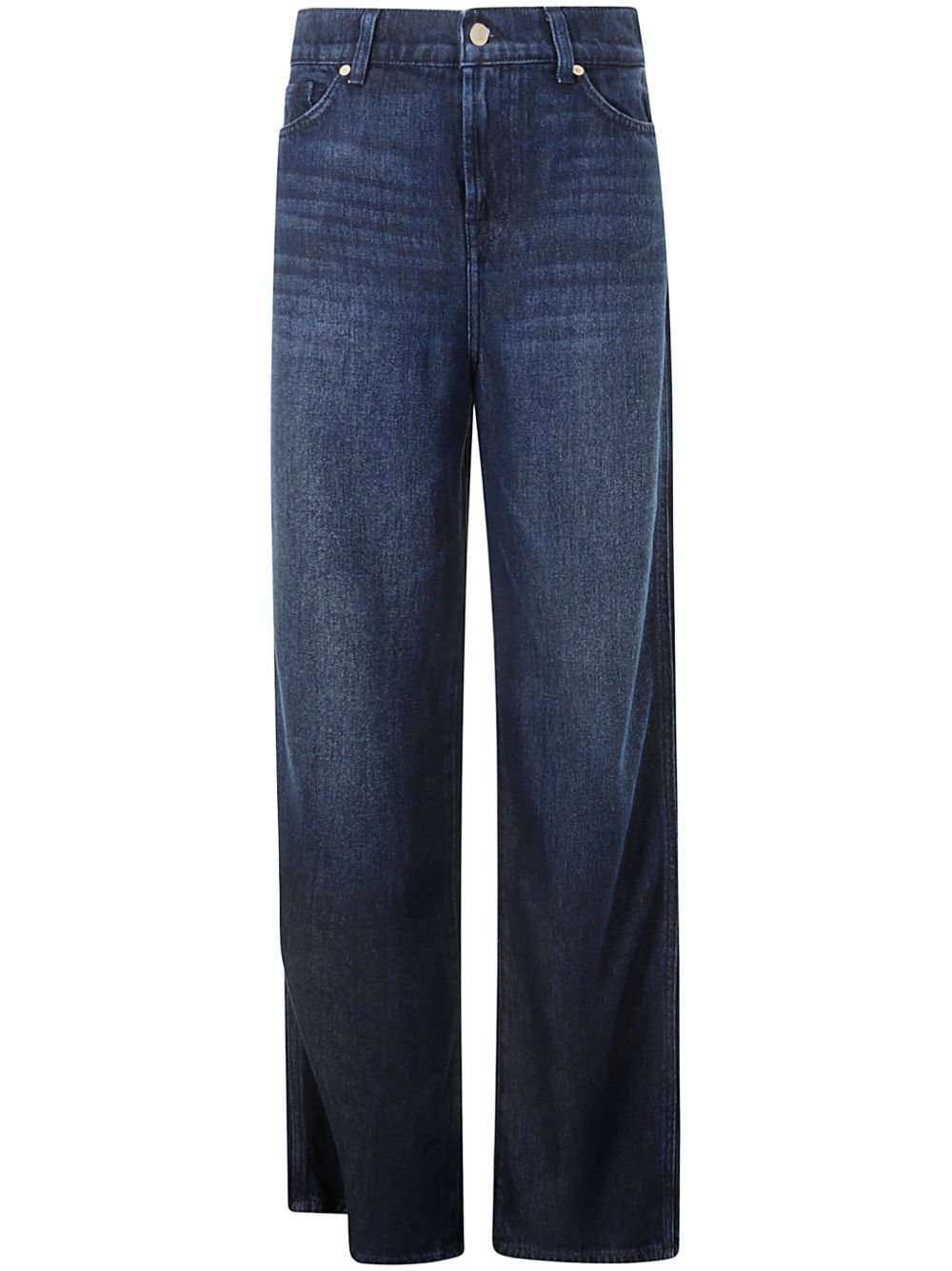 7 For All Mankind Scout Stormy 直筒牛仔裤 - 蓝色