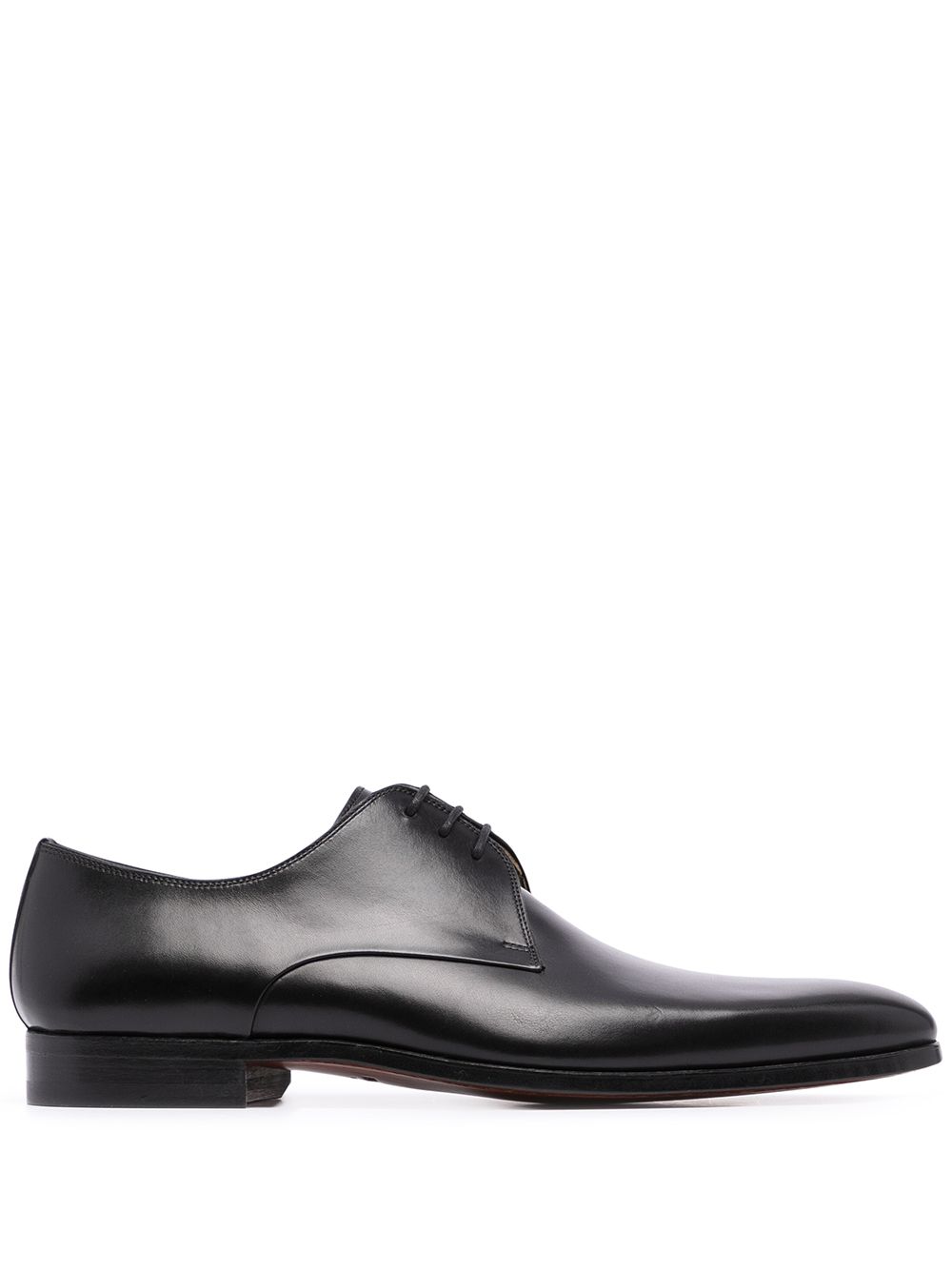 Magnanni Negro 皮质系带鞋 - 黑色
