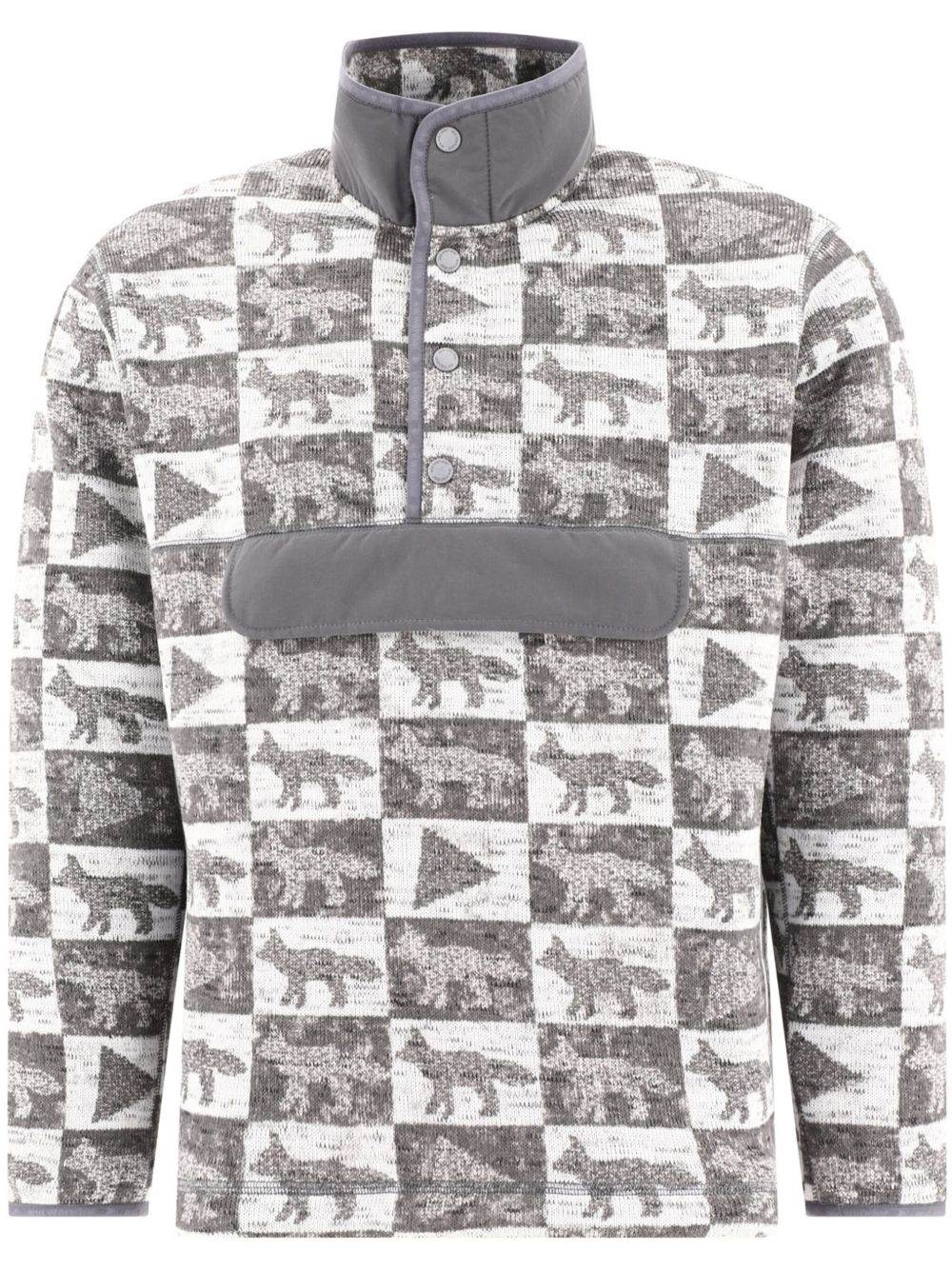 and Wander x Maison Kitsuné 卫衣 - 灰色