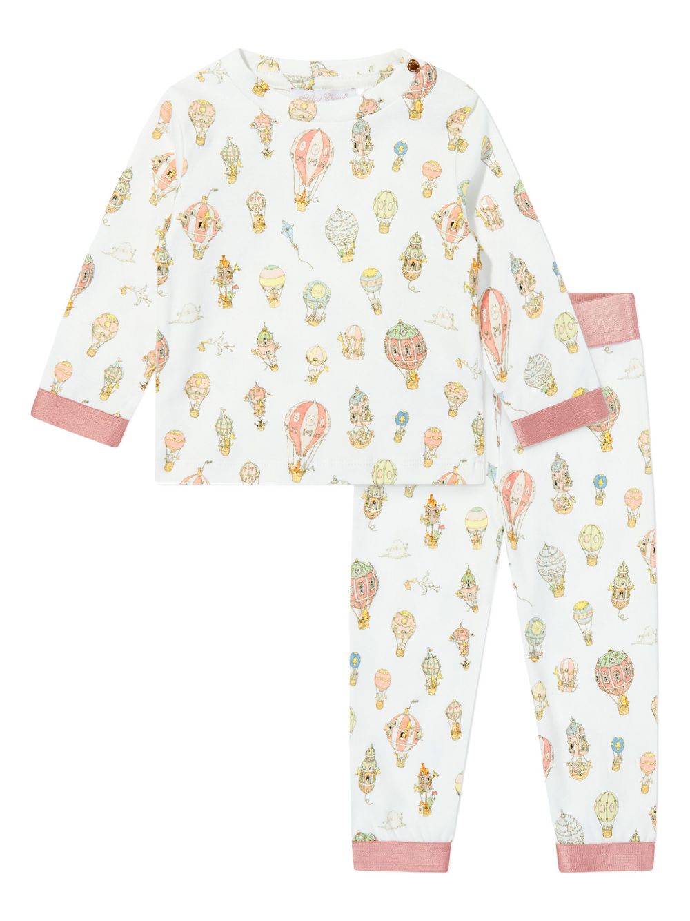 Atelier Choux 图案印花居家服套装 - 白色