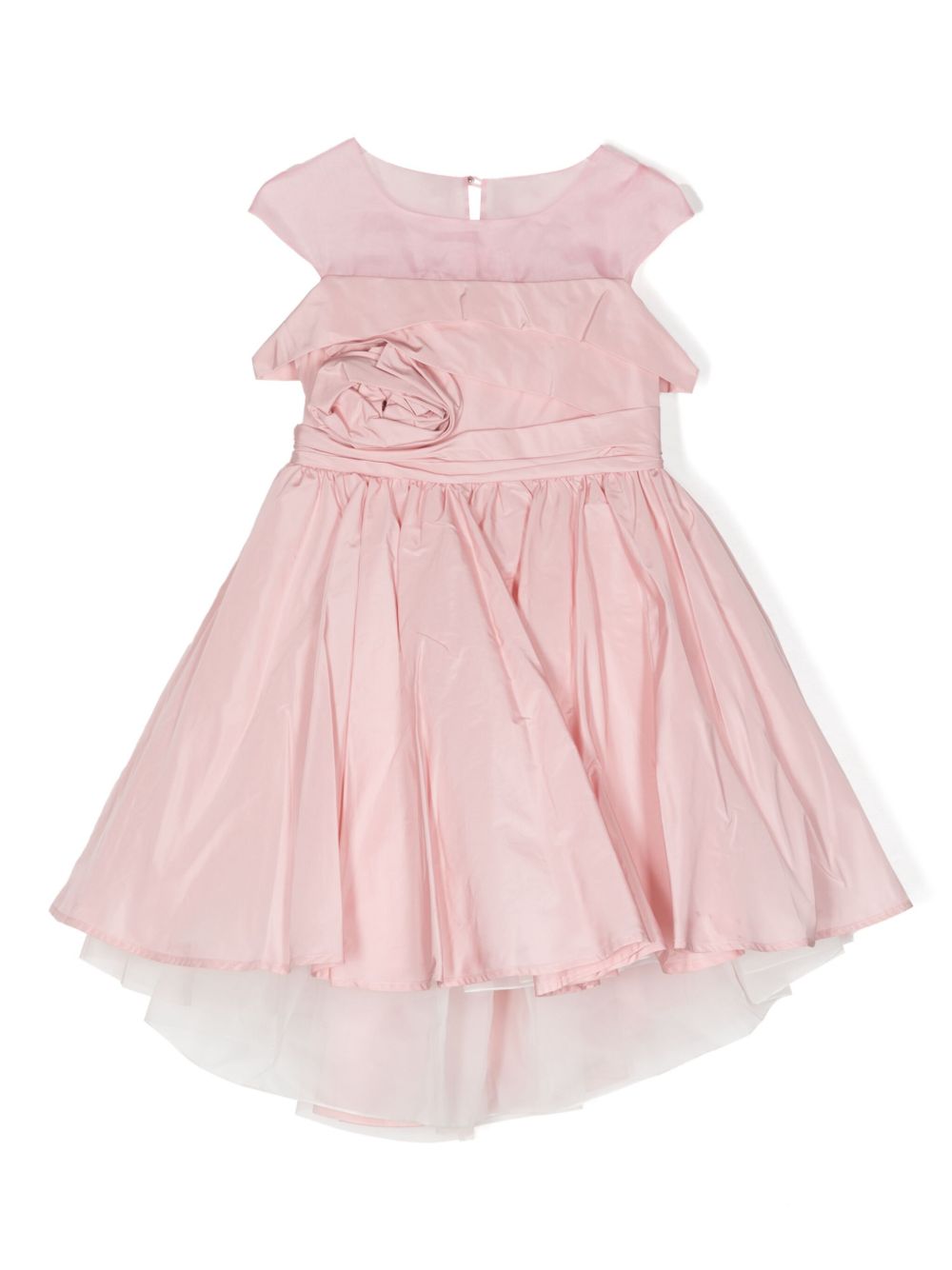 MARCHESA KIDS COUTURE 花卉图案塔夫绸礼服 - 粉色