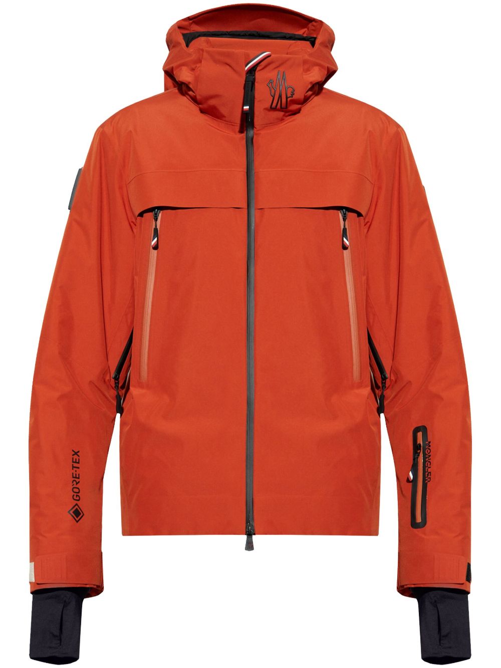 Moncler Grenoble 运动滑雪夹克 - 橘色