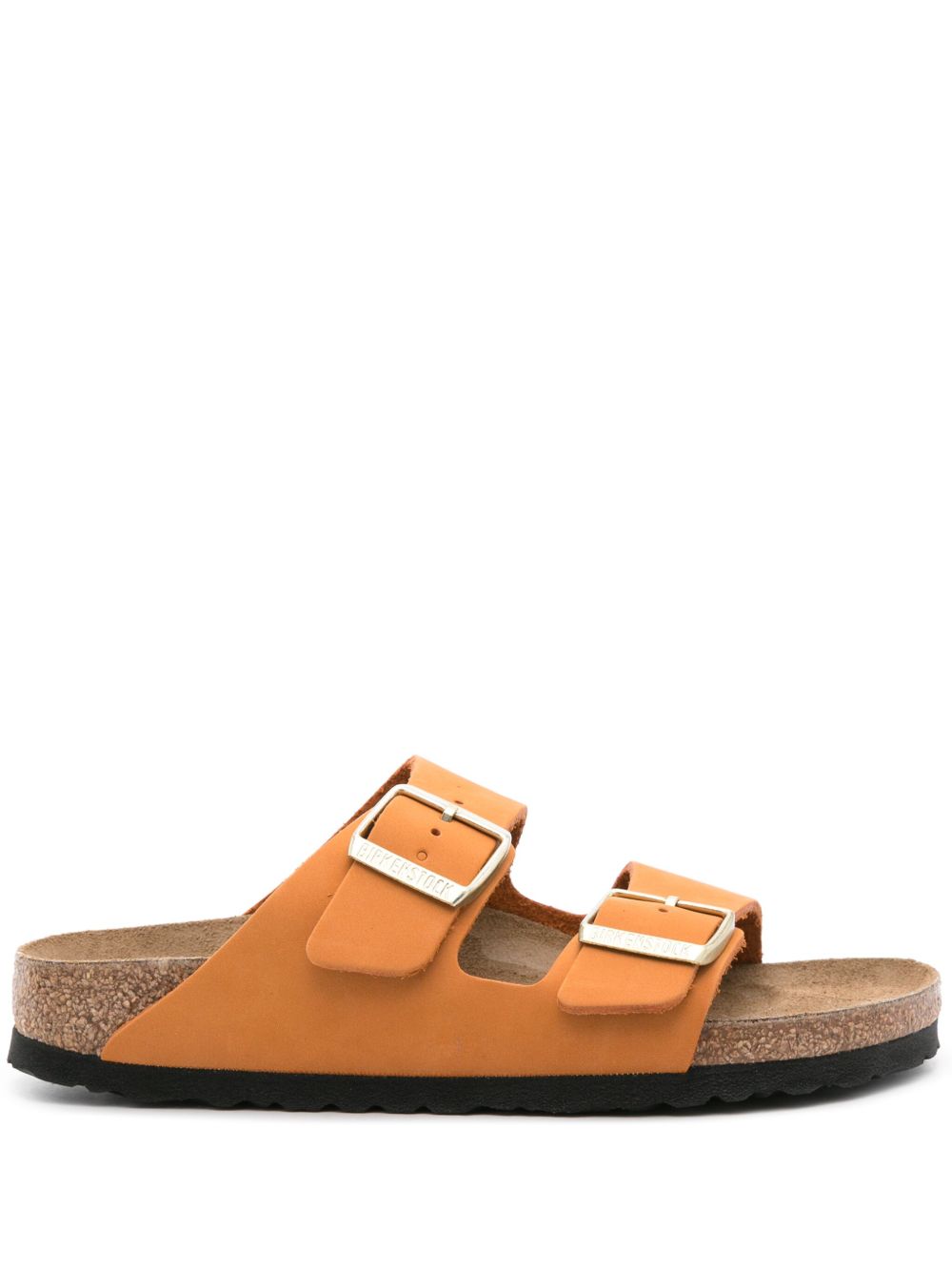 Birkenstock Arizona 绒面皮拖鞋 - 橘色