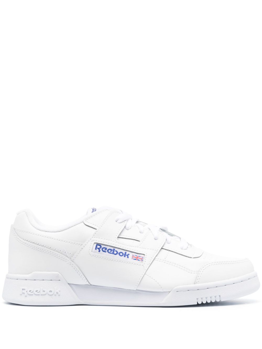 Reebok logo吊牌低帮运动鞋 - 白色