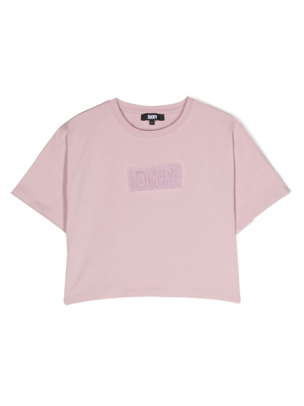 Dkny Kids 标贴T恤 - 粉色