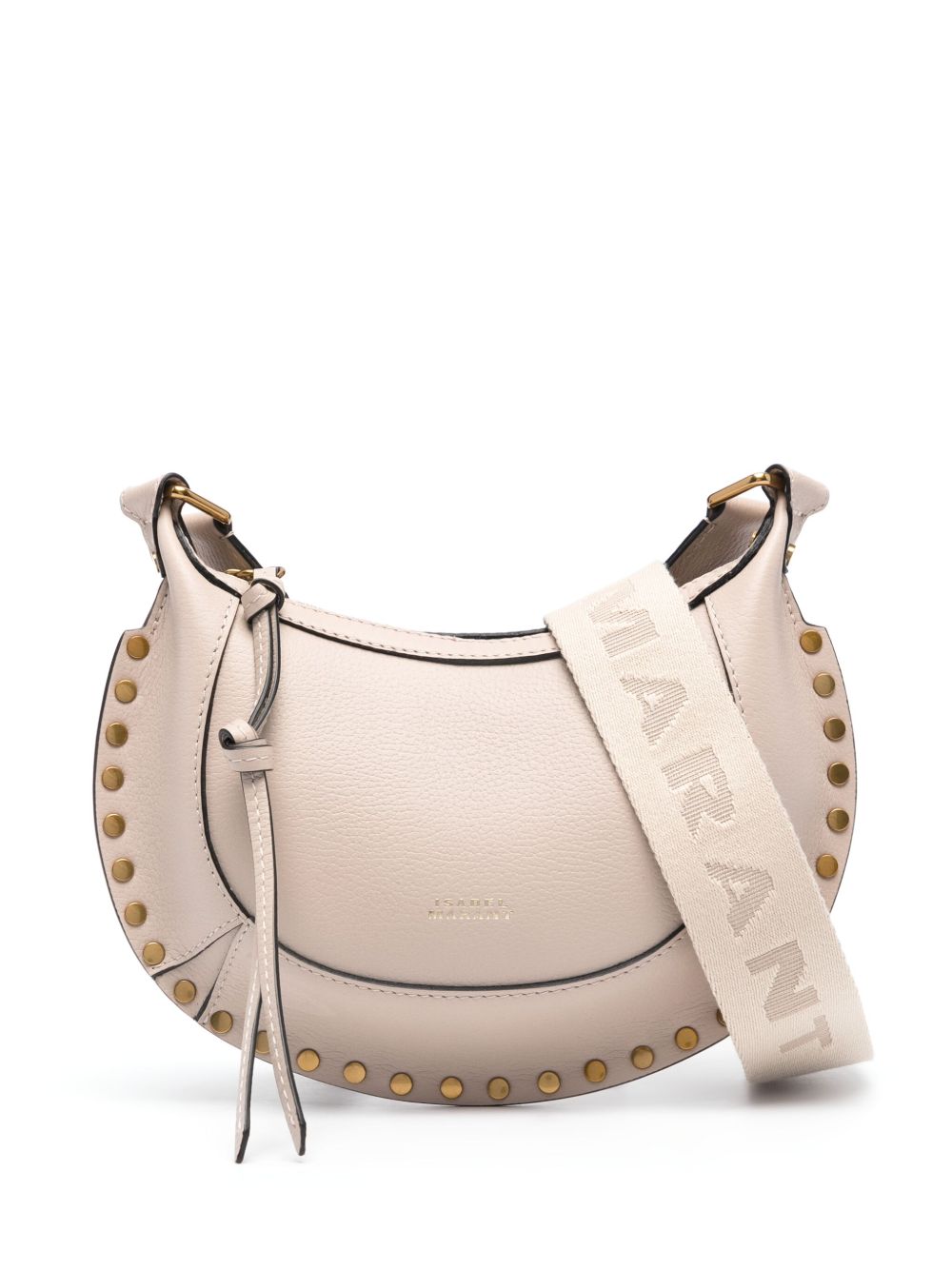 ISABEL MARANT Moon 皮质迷你斜挎包 - 中性色