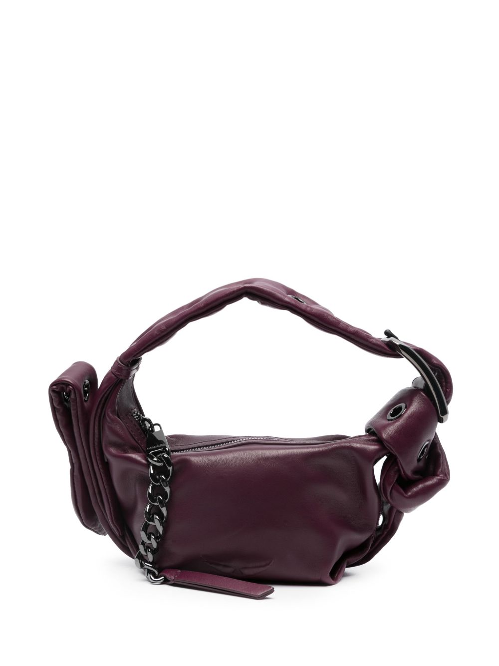 Zadig&Voltaire Le Cecilia 皮质迷你包 - 紫色