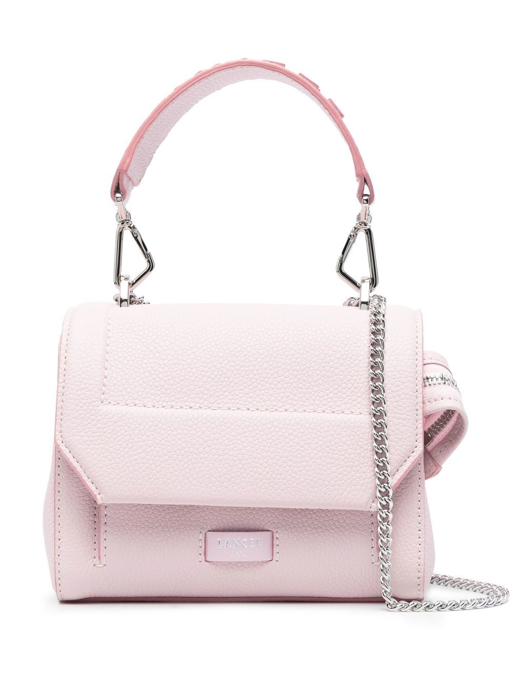Lancel Ninon De Lancel 小号翻盖手提包 - 粉色