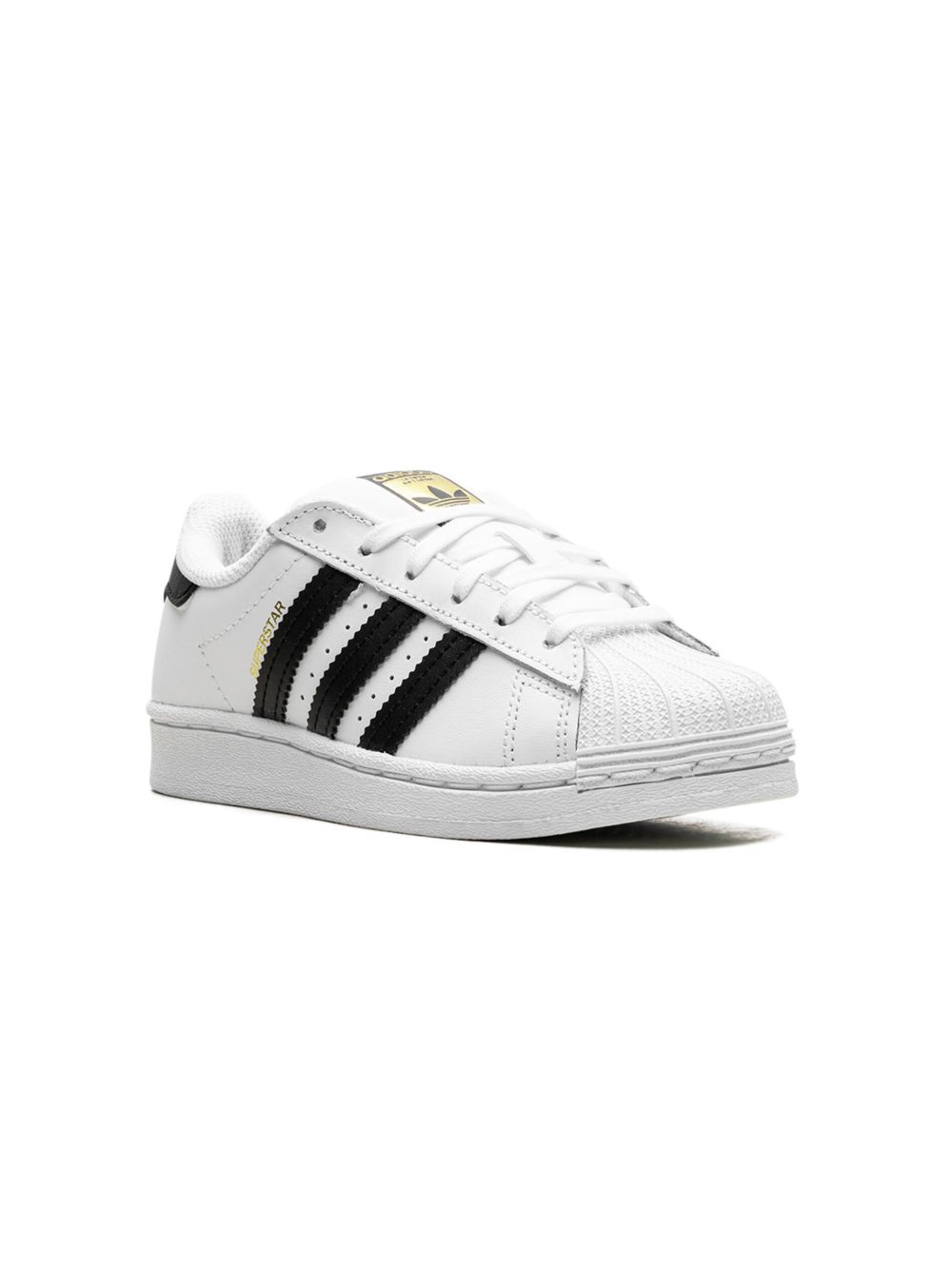 adidas Kids 低帮板鞋 - 白色
