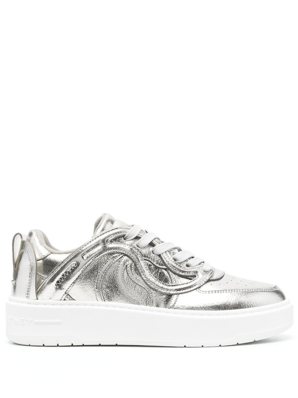 Stella McCartney 斯特拉·麦卡特尼 Cupsole 低帮运动鞋 - 银色