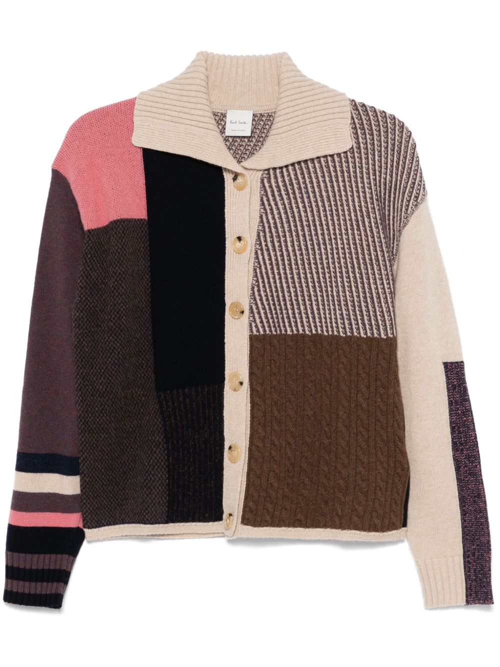 Paul Smith 拼接设计开衫 - 蓝色