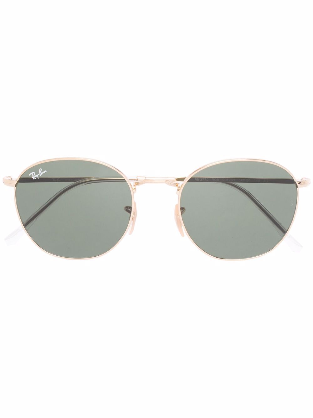 Ray-Ban 长方形框太阳眼镜 - 金色