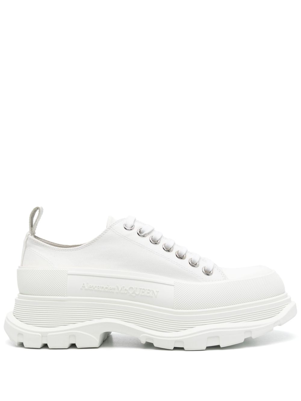 Alexander McQueen Pre-Owned logo压纹运动鞋（典藏款） - 白色