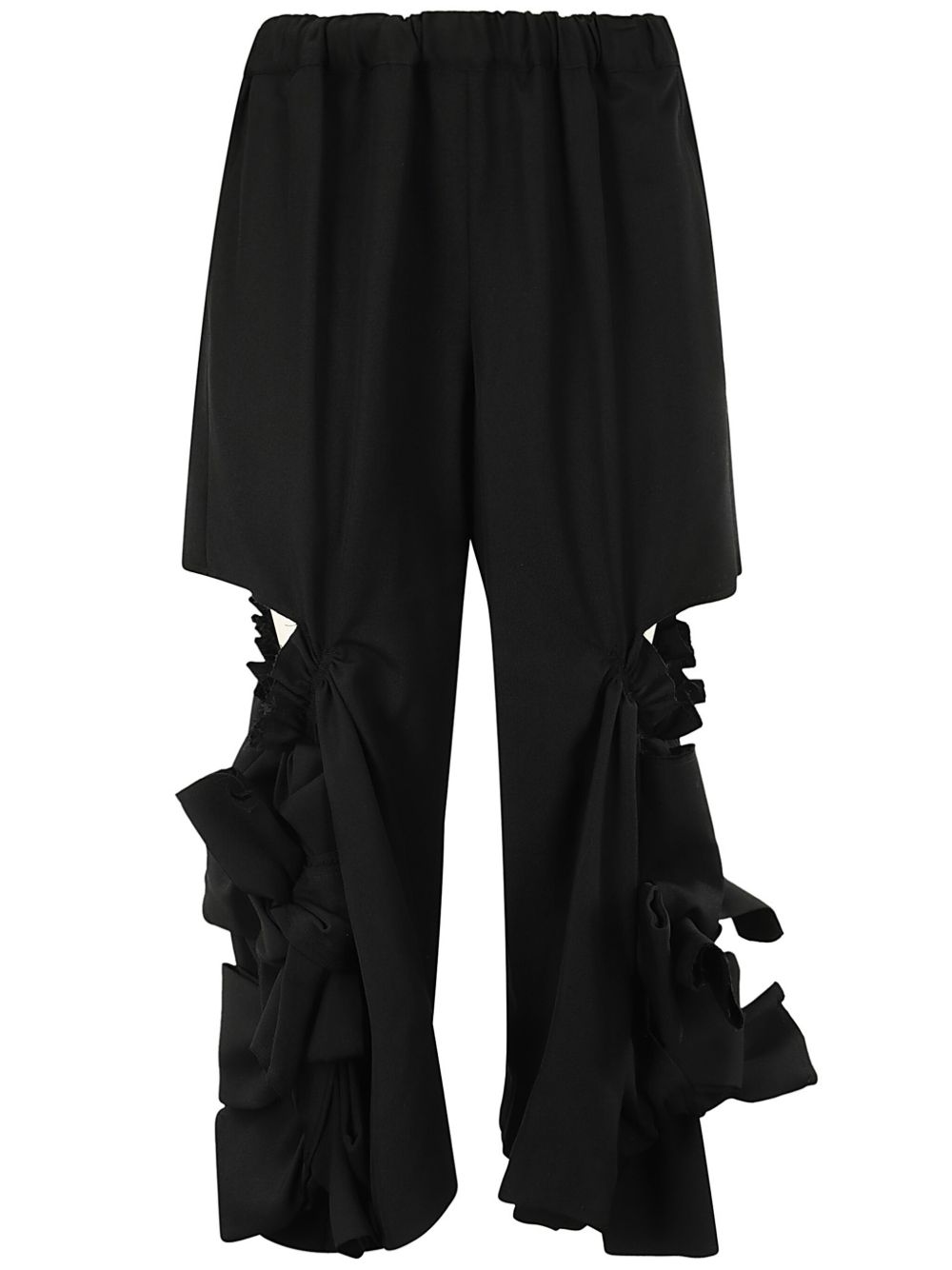 Comme Des Garçons 仿旧长裤 - 黑色