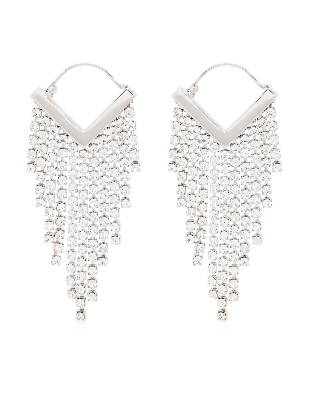 ISABEL MARANT 晶饰耳环 - 银色