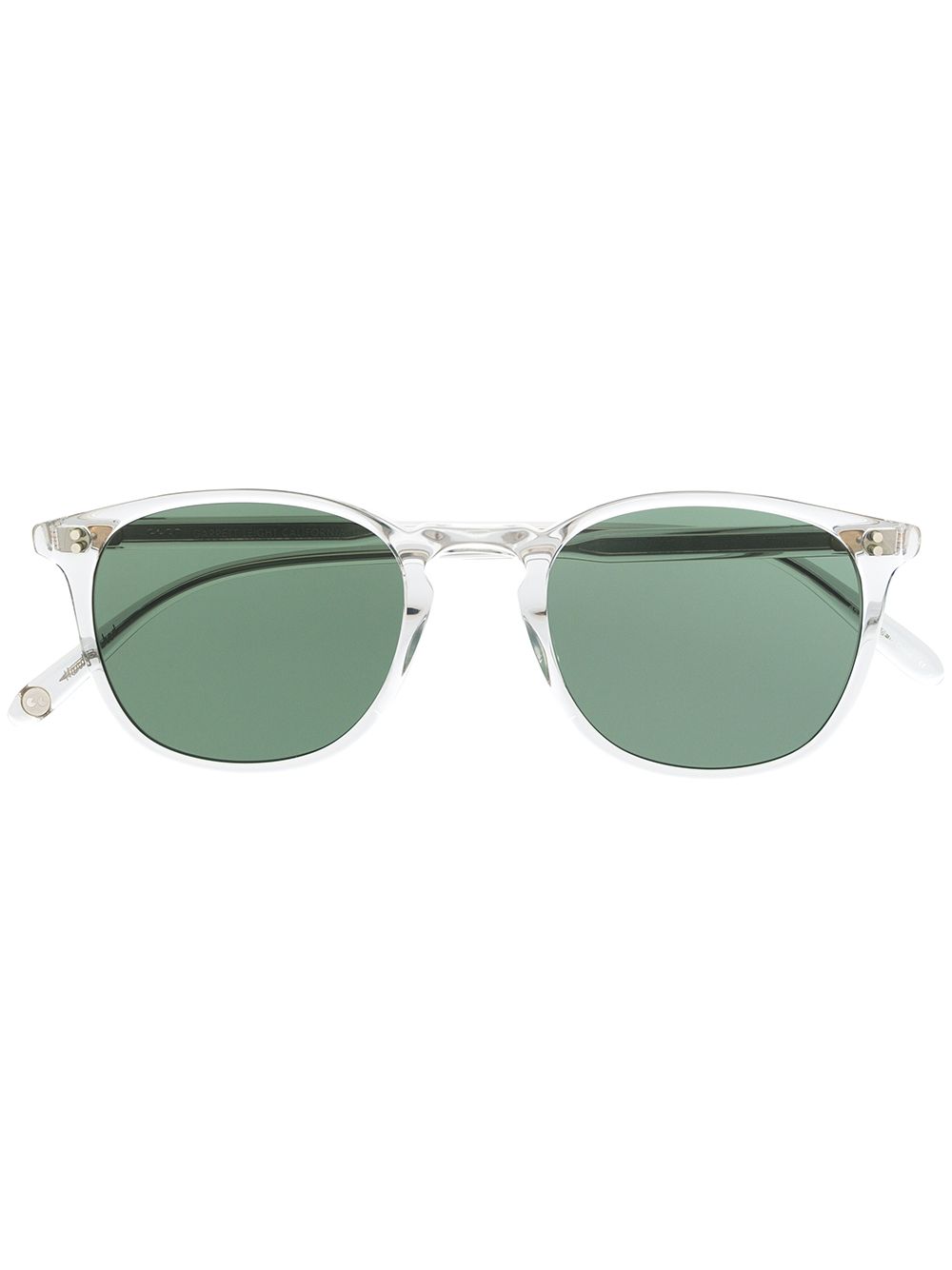Garrett Leight Kinney 圆框眼镜 - 灰色