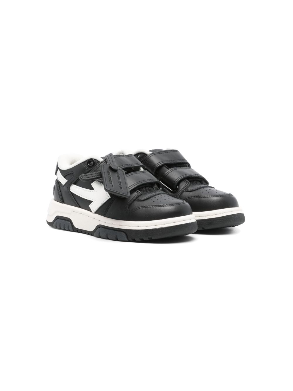 Off-White Kids Out Of Office Ooo 运动鞋 - 黑色