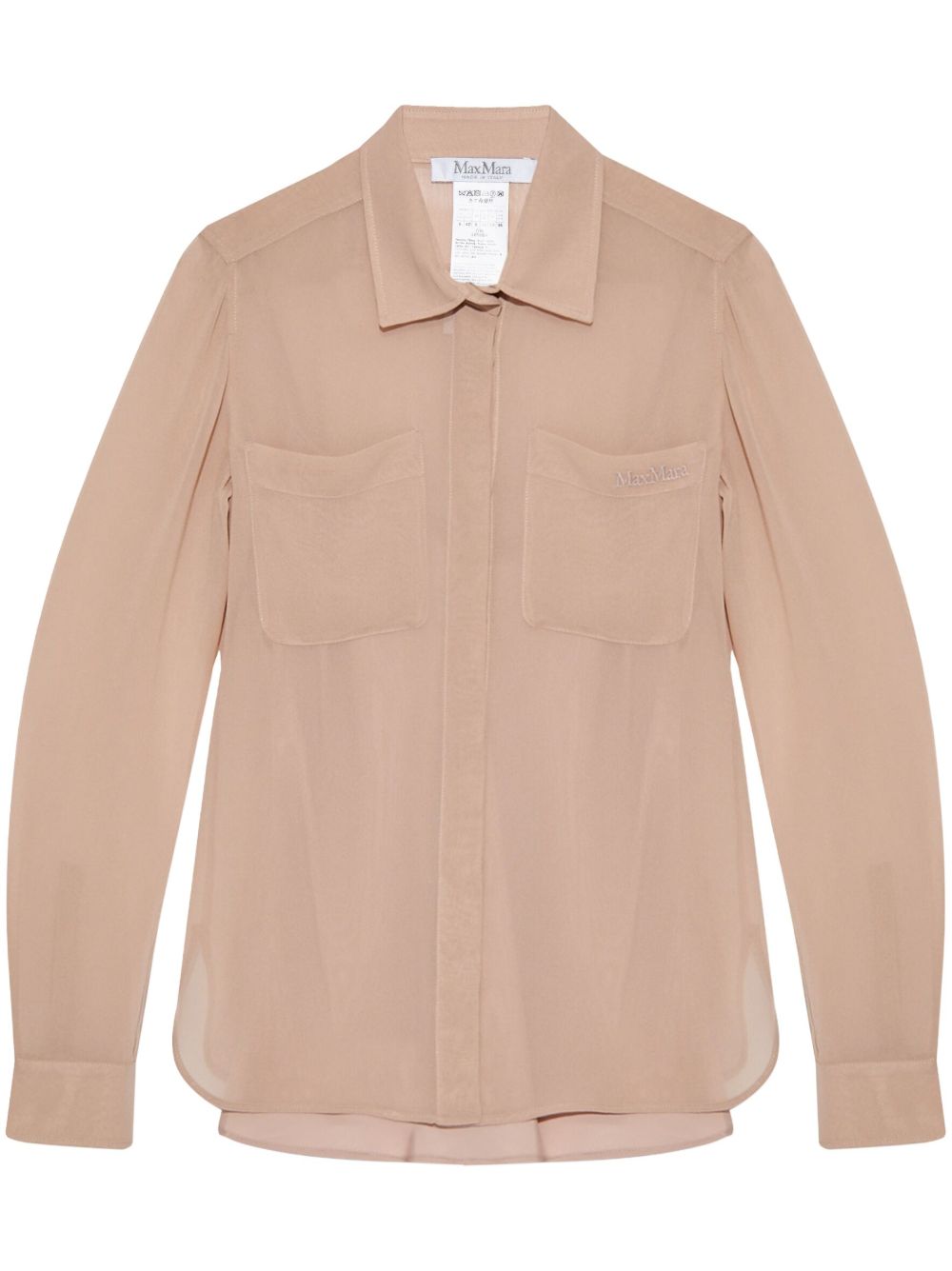 Max Mara Ercole 真丝衬衫 - 中性色