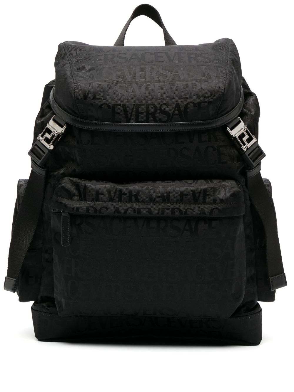 Versace Versace Allover Neo 双肩包 - 黑色