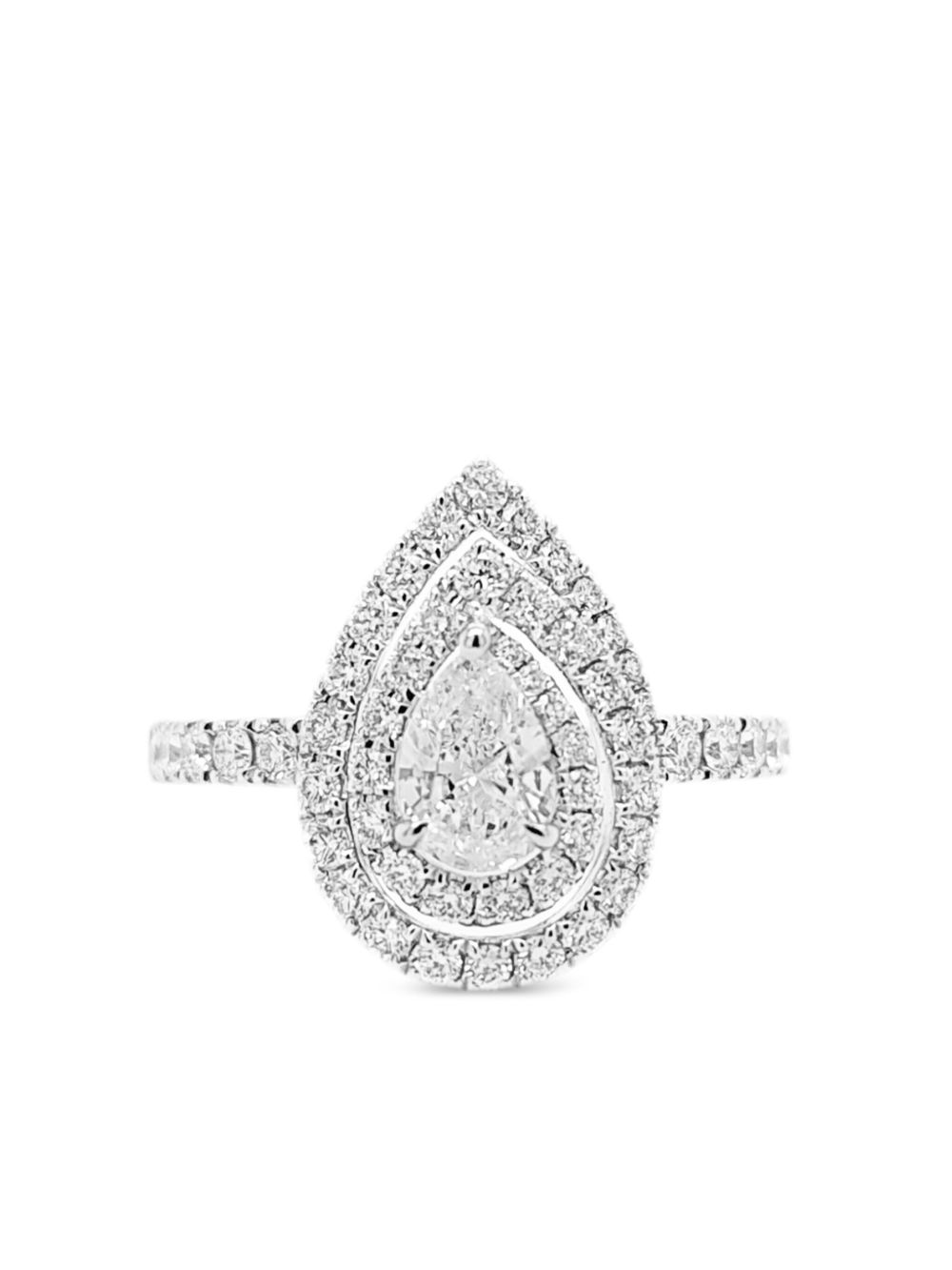 HYT Jewelry 铂金钻石戒指（典藏款） - 银色