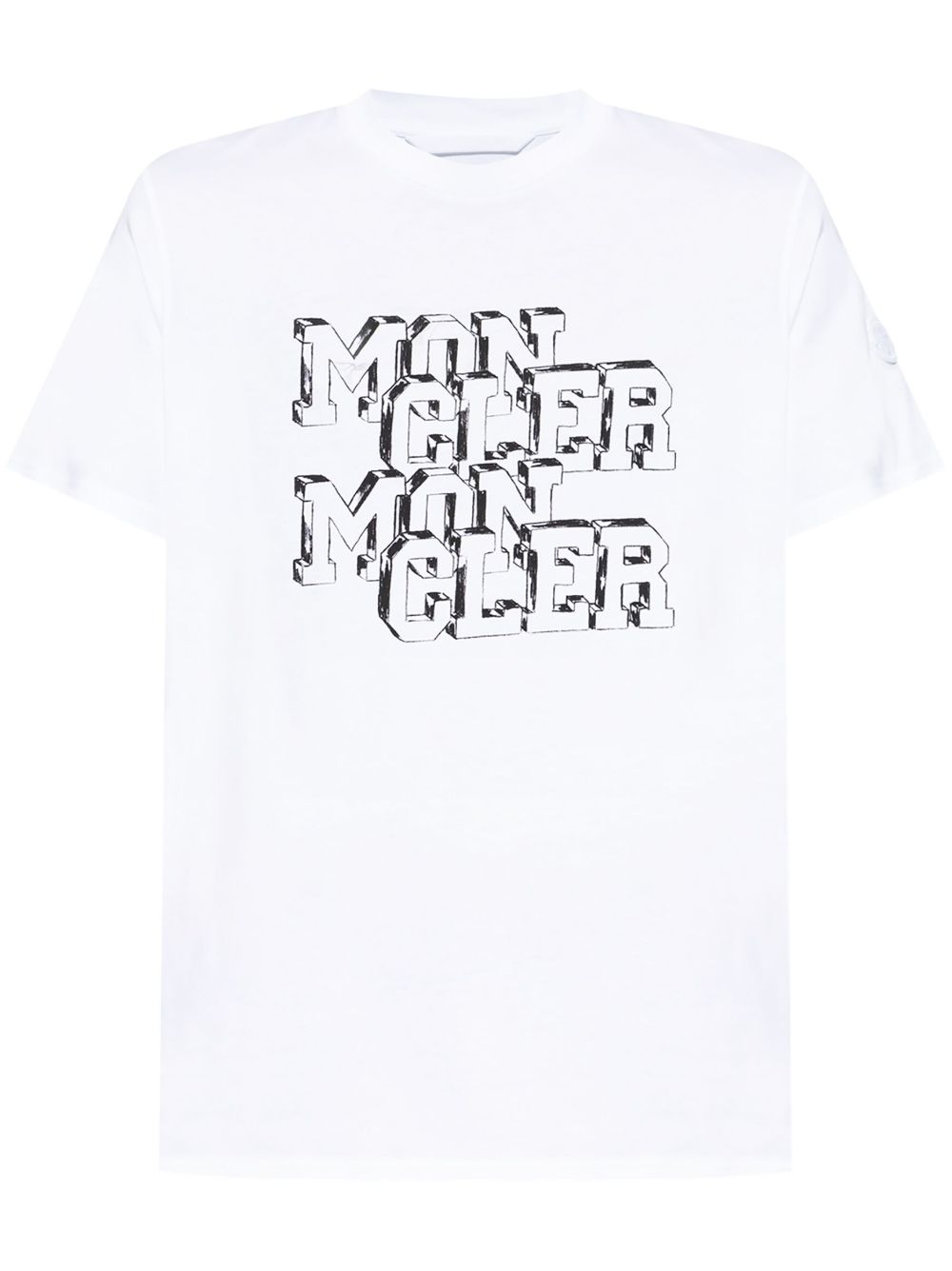 Moncler logo T恤 - 白色